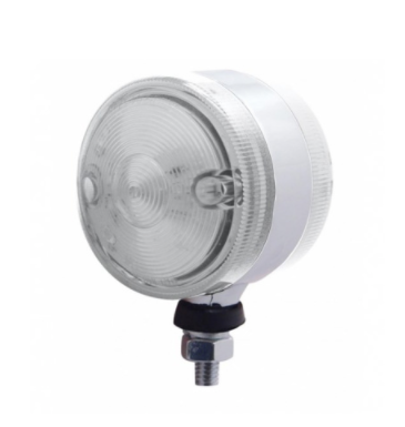 15 LED 3" Double Face Light  Amber & Red LED/Clear Lens - 38683