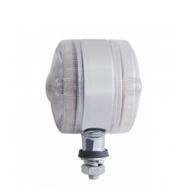 15 LED 3" Double Face Light  Amber & Red LED/Clear Lens - 38683