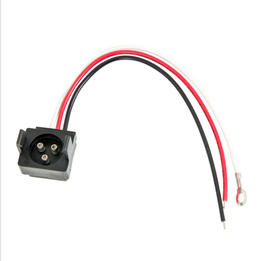 Round Male 3 Pin to 3 Wire Light Adapter Plug No. 88078