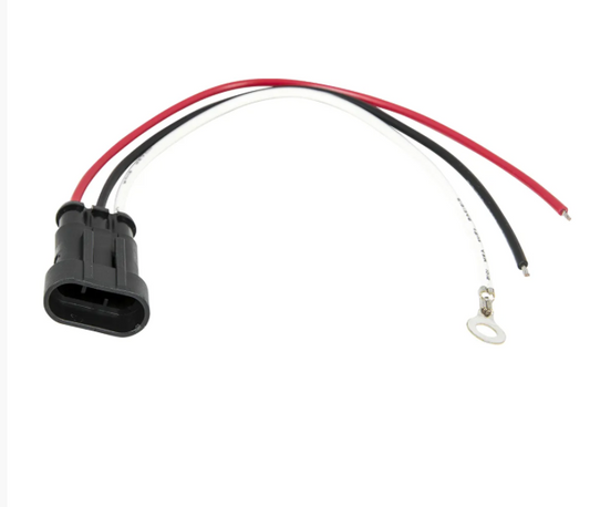 Male 3 Pin Weatherpack to 3 Wire Light Adapter Plug No. 88079