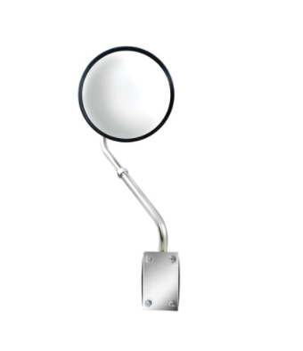 Stainless Hood Mount Mirror  -  60037