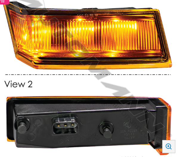 Left Turn Signal Marker Lamp Freightliner - 564.46092