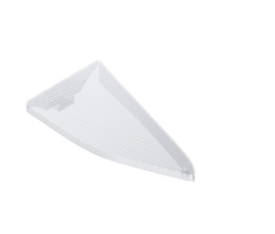 Driver Side Chrome Triangular Mesh Cover For Freightliner Century and Columbia - 40881