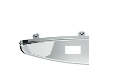 Chrome Window Switch Panel with Power Windows for Freightliner Passenger Side - 41960