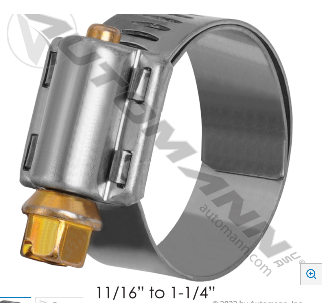 Lined Clamp 11/16" to 1 1/4" Breeze - 561.21412-B