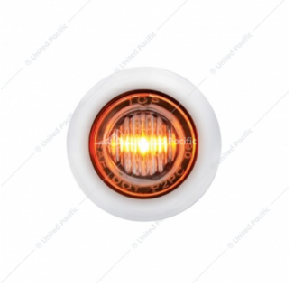 3 LED Mini Light w/ Bezel (Clearance/Marker) Red Lens - 39934