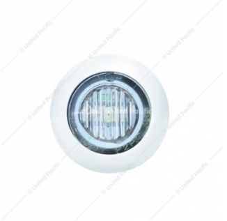 3 LED Mini Light w/ Bezel (Clearance/Marker) Red Lens - 39934