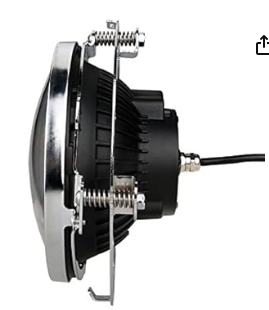 Sunpie 7" Chrome Round Torcycles Headlights Mount - XOOW7494F