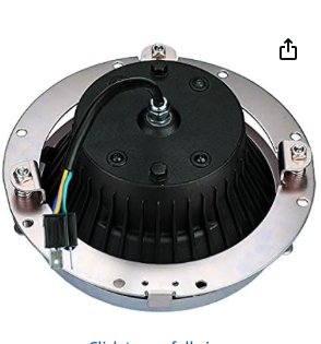 Sunpie 7" Chrome Round Torcycles Headlights Mount - XOOW7494F