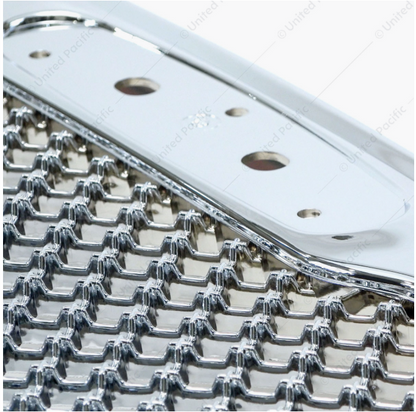 Chrome Plastic Freightliner Columbia  Grill Mesh Grill Design  -  21194