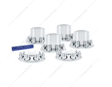 Chrome Dome Axle Cover Combo Kit  -  10305