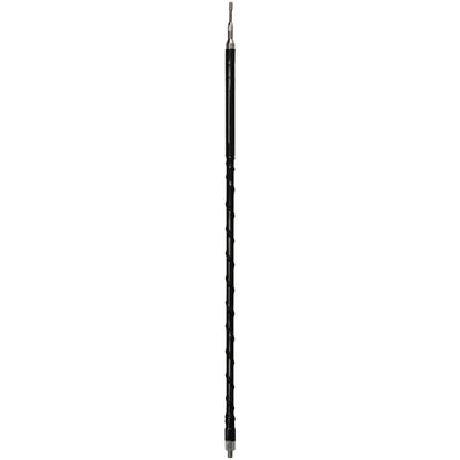 48 Inch Silver Bullet Fiberglass CB Antenna Black  -  DRX-4481