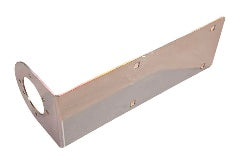 Stainless universal bumper mount long bracket with 1 watermelon light hole, fits 1156/1157/3157 kits