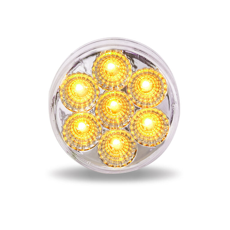 2.5" Dual Revolution Amber Marker to Blue Auxiliary LED Light   -  TLED-2HXAB