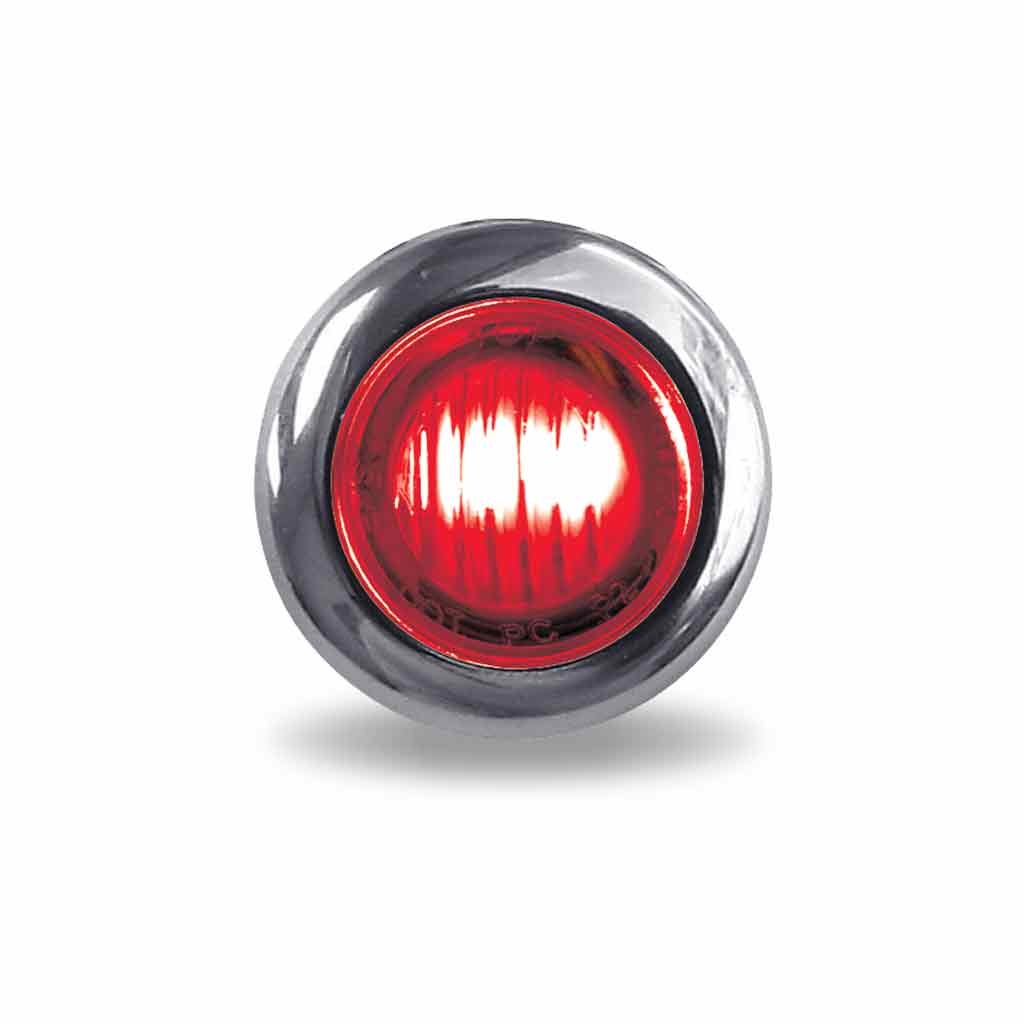 Mini Buttom Dual Revolution Red/Green  Led  -  TLED-BX3RG