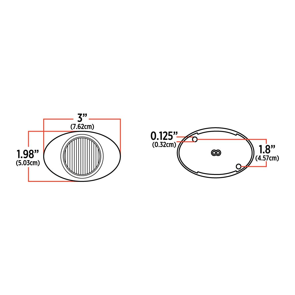 Red LED Replacement For Panelite  M3 2 D  -  TLED-G2R