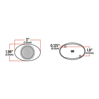 Red LED Replacement For Panelite  M3 2 D  -  TLED-G2R