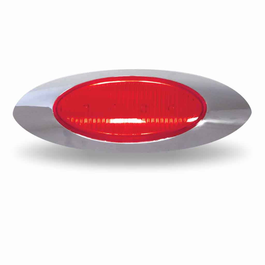 CLEAR RED LED G4 MARKER LIGHT  -  TLED-G4CR