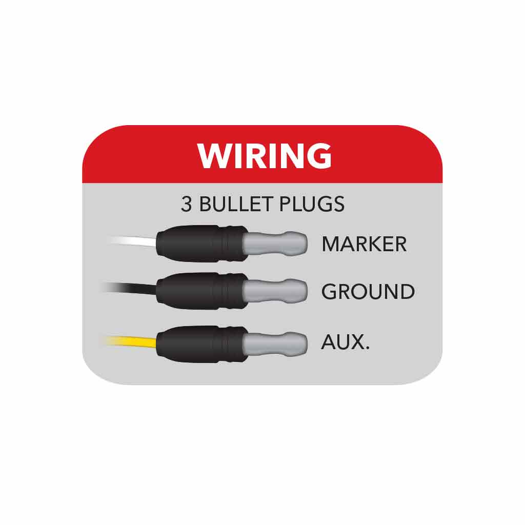 Amber Marker to Green Auxiliary LED G4 Light  -  TLED-G4XAG