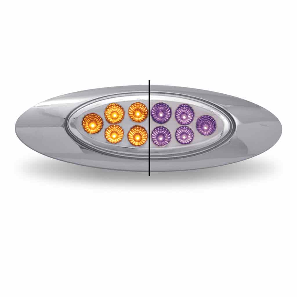Amber Marker to Purple Auxiliary LED "M1 Style" Light  -  TLED-G4XAP
