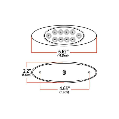 CLEAR AMBER LED G4 MARKER LIGHT  -  TLED-G4XCA