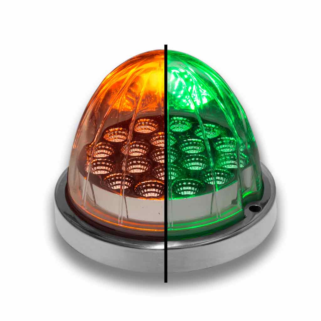 Dual Revolution Amber Turn Signal And Marker Watermelon LED Light  -  TLED-WXAG