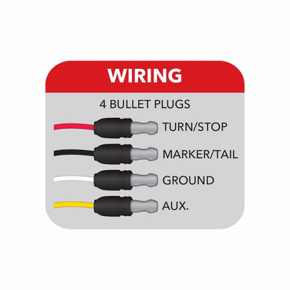 Dual Revolution Amber Turn Signal And Marker Watermelon LED Light  -  TLED-WXAG