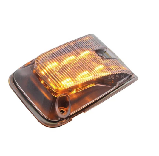Volvo LED side indicator turn signal lamp with clear lens for VN/VNL/VNM trucks