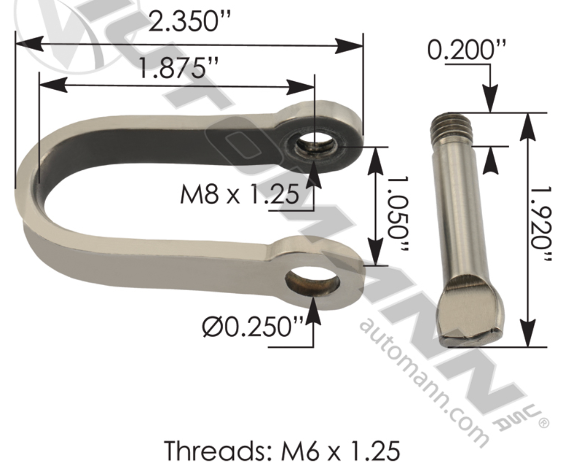 Durable steel yoke bracket for semi-truck pogo stick – universal fit and fleet-standard quality