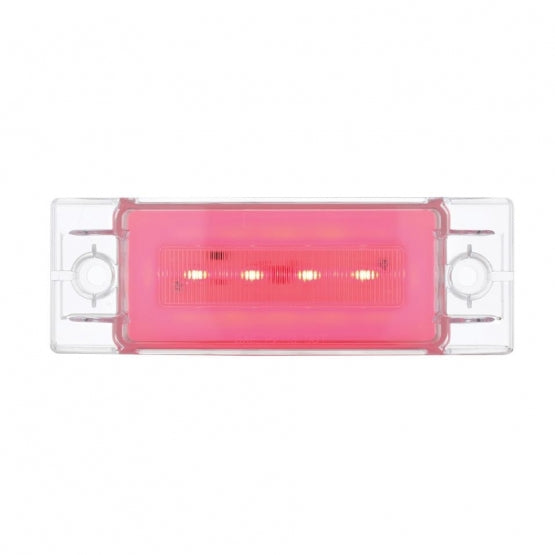 Rectangular 4 LED Light Red  -  9025EOPR