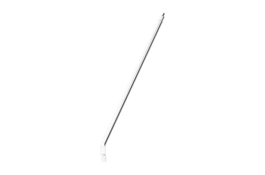 Peterbilt 379 389 Polished Stainless Steel Single Bend Shifter by RoadWorks  -  SHFT341-48