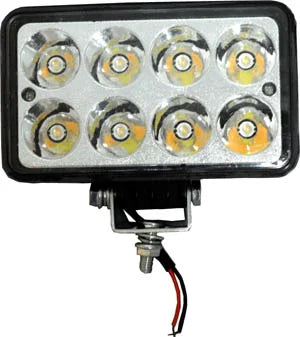 3.5"x6" Dual Function Rectangular Driving/Fog LED Light Amber/White  -  40509