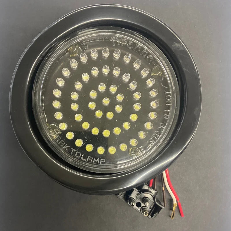 4" S/T/T 54 LED Fixed Red  -  9058R