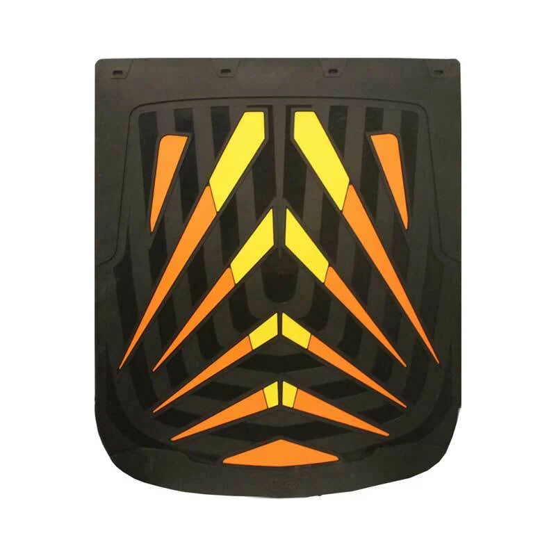 Arrows  Orange - Yellow  Black Background Mud Flap 24'' X 30''  -  101187