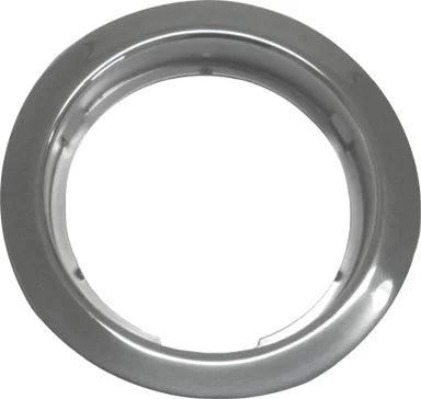Stainless Steel 4 Inch Polished Security Flange Push In Mount Bezel  -  40656