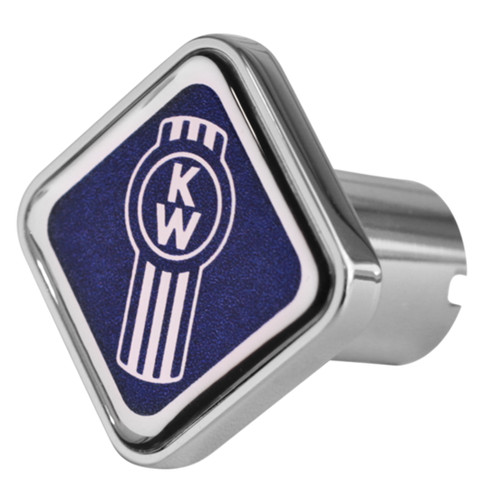 Bouton Carre Logo Kenworth Blue 647 -  CK-KW1-S-7747