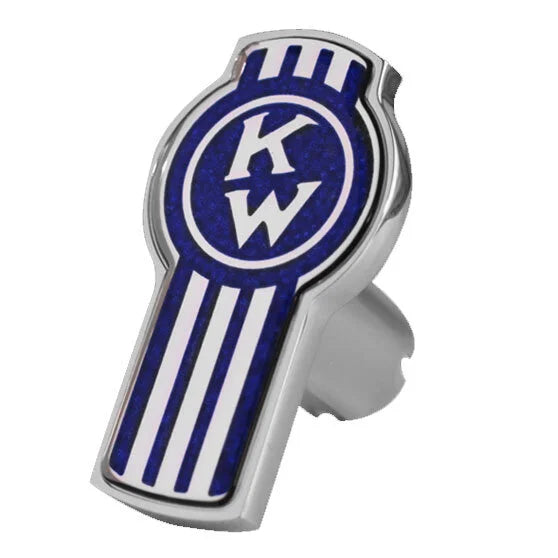 Kenworth Logo Shape Metallic Air Valve Knob  -  CK-KW-LS-7747