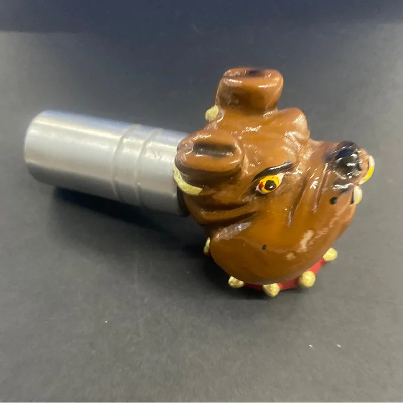 Valve Knob Stationary Top brown dog  -  17988